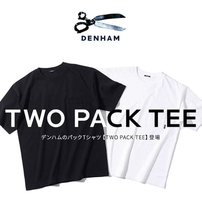 日本限定モデル DENHAM デンハム  2枚 パックTシャツ オーバーサイズ 胸ポケットTシャツ (メンズ レディース)