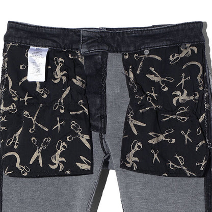 DENHAM デンハム BOLDER BLFMJAM4YB ボルダー スキニー ダメージジーンズ ブラックデニム 01-21-07-11-030 黒 メンズ