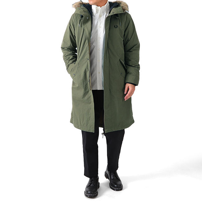 Fred Perry フレッドペリー ライナー付き モッズパーカー J9533 モッズコート メンズ