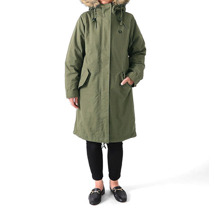 Fred Perry フレッドペリー ライナー付き モッズパーカー J9121 モッズコート レディース