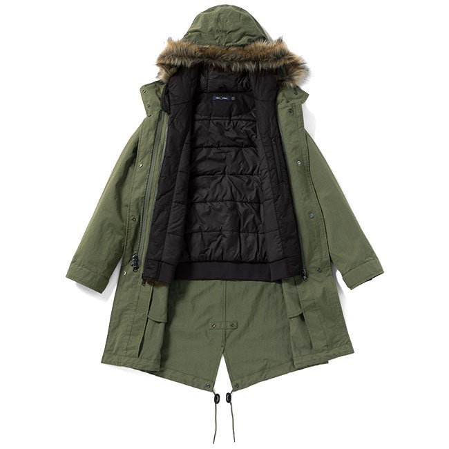 Fred Perry フレッドペリー ライナー付き モッズパーカー J9121 モッズコート レディース