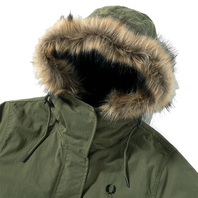 Fred Perry フレッドペリー ライナー付き モッズパーカー J9121 モッズコート レディース