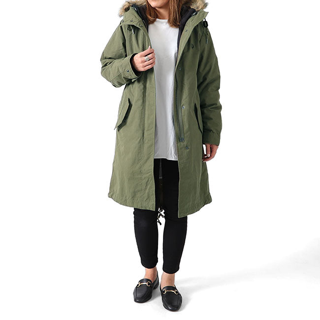 Fred Perry フレッドペリー ライナー付き モッズパーカー J9121 モッズコート レディース