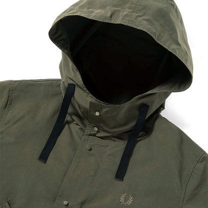 Fred Perry フレッドペリー ミックスパネル モッズパーカー F6325 キルティング モッズコート レディース