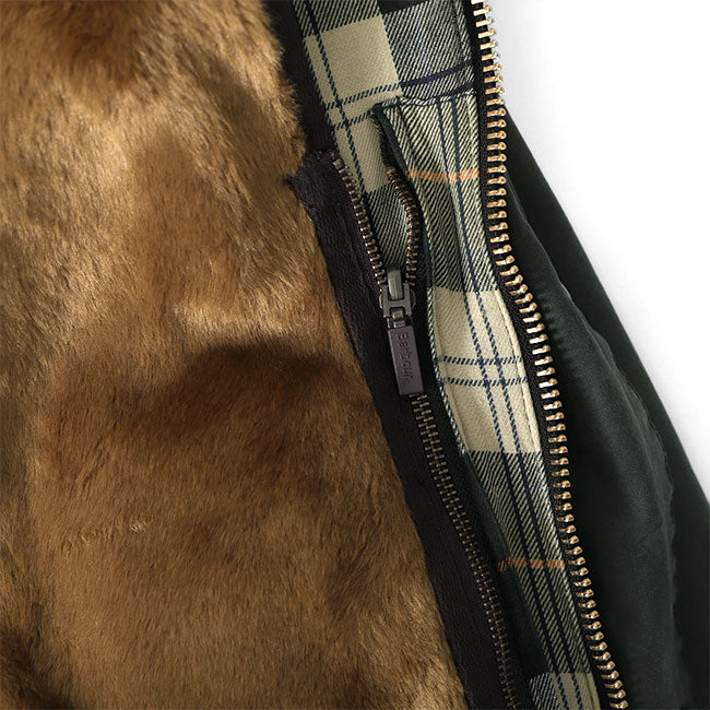Barbour バブアー ウォーム パイル ウェストコート ジップイン ファーライナーベスト MLI0004 メンズ