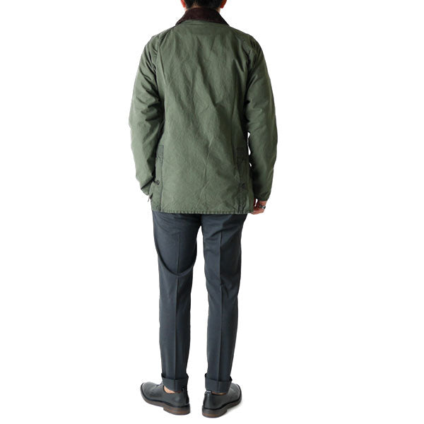 Barbour バブアー ウォッシュド スリムフィット ビデイル オイルドジャケット MWX1015 セージ メンズ