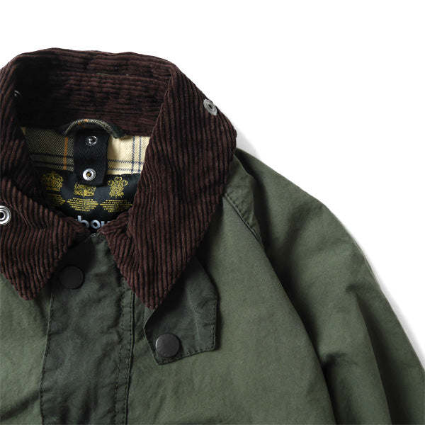 Barbour バブアー ウォッシュド スリムフィット ビデイル オイルドジャケット MWX1015 セージ メンズ