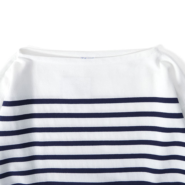 ORCIVAL オーシバル ラッセルボーダー ボートネック オーバーサイズ カットソー 6101C ロンT 長袖Tシャツ レディース