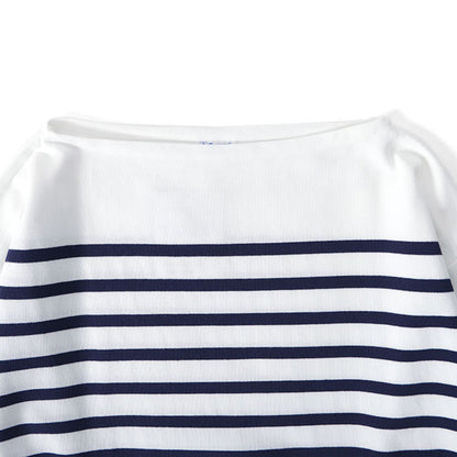 ORCIVAL オーシバル ラッセルボーダー ボートネック オーバーサイズ カットソー 6101C ロンT 長袖Tシャツ レディース