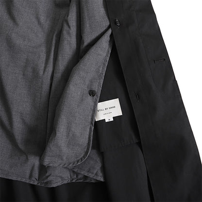 Still By Hand スティルバイハンド シンサレートライナー付き 撥水 フーデッドコート CO0783 メンズ