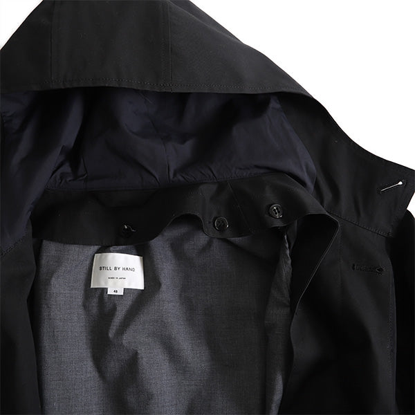 Still By Hand スティルバイハンド シンサレートライナー付き 撥水 フーデッドコート CO0783 メンズ