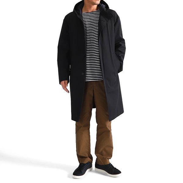 Still By Hand スティルバイハンド シンサレートライナー付き 撥水 フーデッドコート CO0783 メンズ