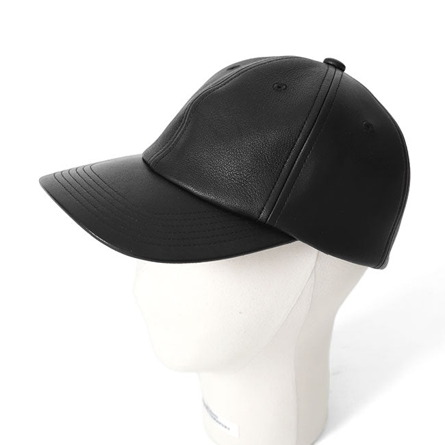 KIJIMA TAKAYUKI SHEEP LEATHER 6PANEL CAP 232815