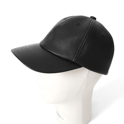 KIJIMA TAKAYUKI SHEEP LEATHER 6PANEL CAP 232815
