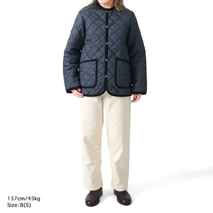 LAVENHAM ラベンハム LAVENSTER ラブンスター クルーネック キルティングジャケット SLJ4192 中綿ジャケット レディース