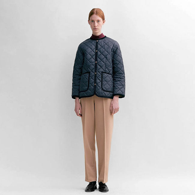 LAVENHAM ラベンハム LAVENSTER ラブンスター クルーネック キルティングジャケット SLJ4192 中綿ジャケット レディース