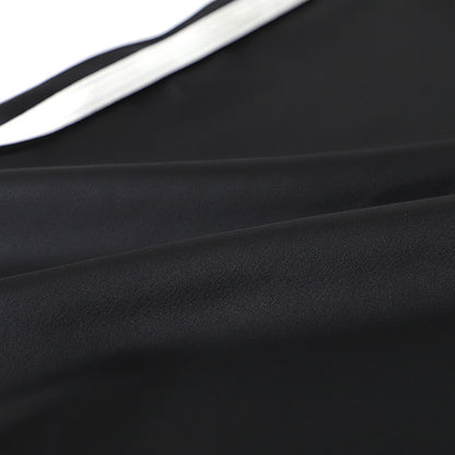 adidas アディダスオリジナルス サテン ワイド トラックパンツ IU2520 黒 ジャージ レディース
