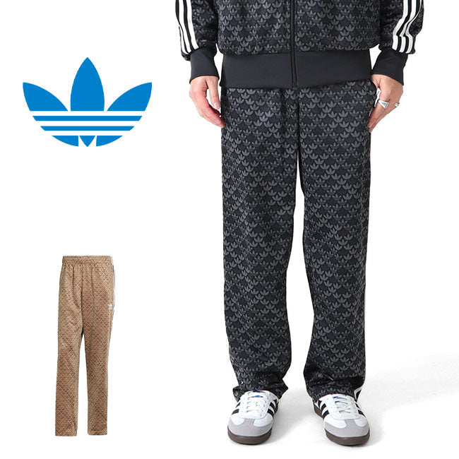 adidas アディダスオリジナルス モノグラム トラックパンツ ジャージ IS0220 IS2922 総柄 メンズ