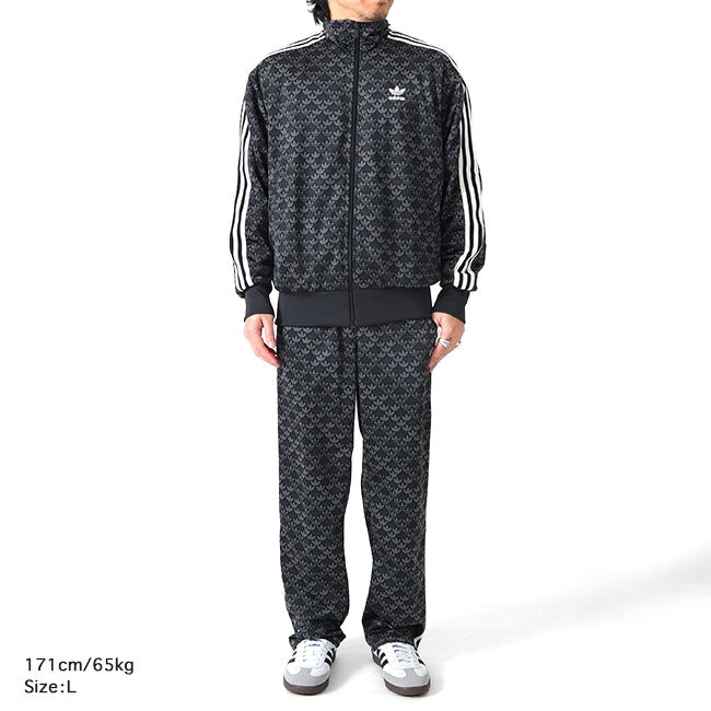adidas アディダスオリジナルス モノグラム トラックパンツ ジャージ IS0220 IS2922 総柄 メンズ