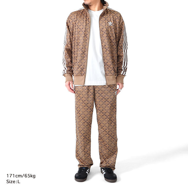 adidas アディダスオリジナルス モノグラム トラックパンツ ジャージ IS0220 IS2922 総柄 メンズ