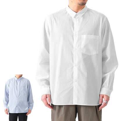 STILL BY HAND スティルバイハンド 先染め レギュラーカラーシャツ SH00221 長袖シャツ メンズ