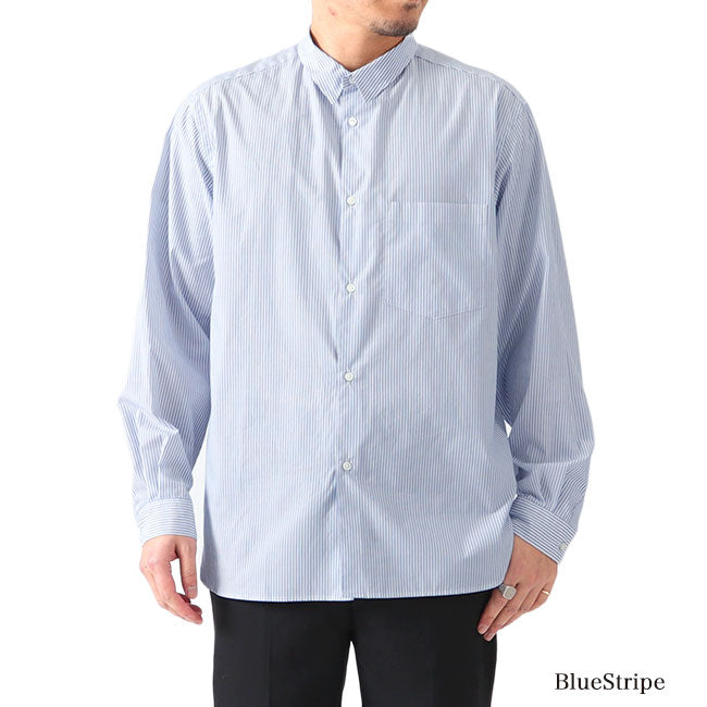 STILL BY HAND スティルバイハンド 先染め レギュラーカラーシャツ SH00221 長袖シャツ メンズ
