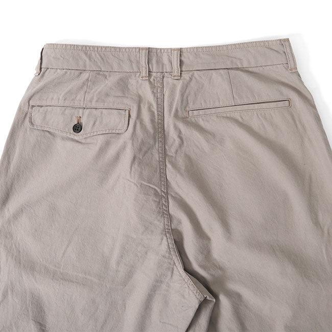 STILL BY HAND スティルバイハンド インボックスプリーツ ワイド テーパードパンツ PT08221 玉虫パンツ メンズ