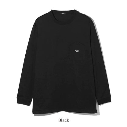 DENHAM デンハム 胸ポケット シザーロゴ オーバーサイズ ロンT BRANDO LS POKET TEE HCJ 01-22-01-52 長袖Tシャツ メンズ