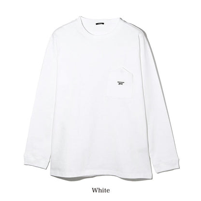 DENHAM デンハム 胸ポケット シザーロゴ オーバーサイズ ロンT BRANDO LS POKET TEE HCJ 01-22-01-52 長袖Tシャツ メンズ