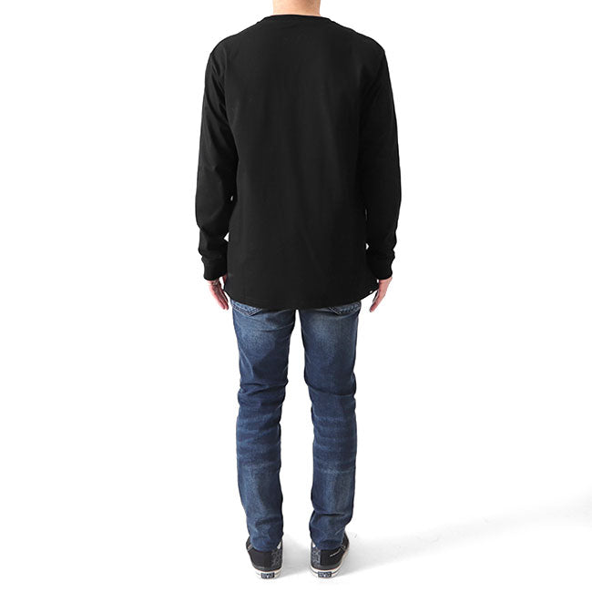 DENHAM デンハム 胸ポケット シザーロゴ オーバーサイズ ロンT BRANDO LS POKET TEE HCJ 01-22-01-52 長袖Tシャツ メンズ