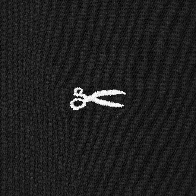 DENHAM デンハム AMERICANA SCISSOR TEE HCJ シザーロゴ刺繍 Tシャツ 黒 白 半袖Tシャツ メンズ