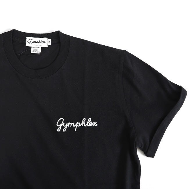 GYMPHLEX ジムフレックス ロゴ刺繍Tシャツ J-1155 CH 半袖Tシャツ (メンズ レディース)