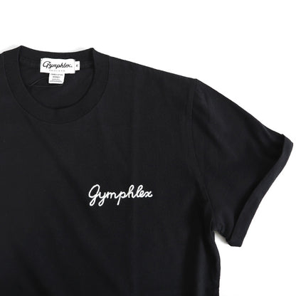 GYMPHLEX ジムフレックス ロゴ刺繍Tシャツ J-1155 CH 半袖Tシャツ (メンズ レディース)
