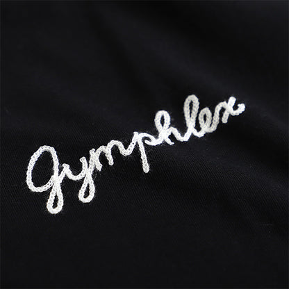 GYMPHLEX ジムフレックス ロゴ刺繍Tシャツ J-1155 CH 半袖Tシャツ (メンズ レディース)