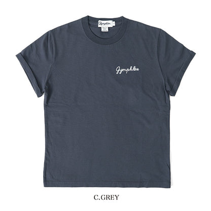 GYMPHLEX ジムフレックス ロゴ刺繍Tシャツ J-1155 CH 半袖Tシャツ (メンズ レディース)