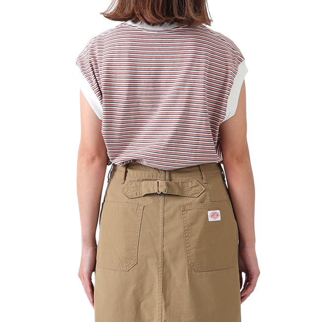 DANTON ダントン オーバーサイズ ノースリーブTシャツ JD-9173 カットソー (レディース)
