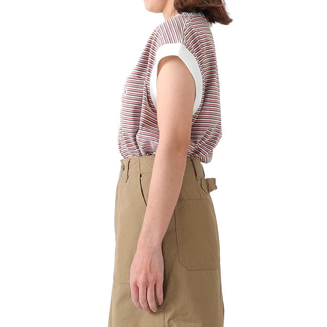 DANTON ダントン オーバーサイズ ノースリーブTシャツ JD-9173 カットソー (レディース)