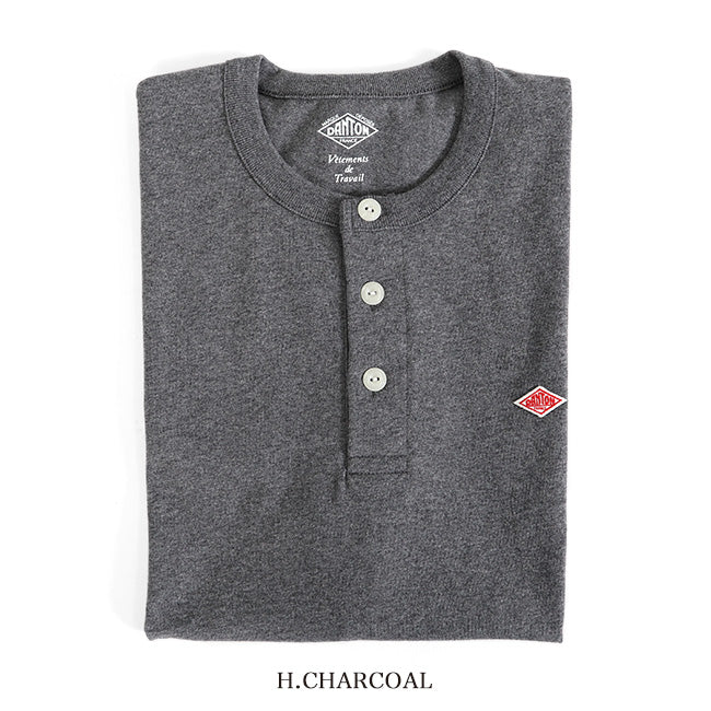DANTON ダントン ヘンリーネックTシャツ JD-9155 半袖Tシャツ (メンズ)