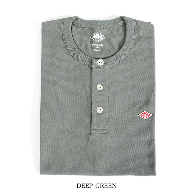 DANTON ダントン ヘンリーネックTシャツ JD-9155 半袖Tシャツ (メンズ)