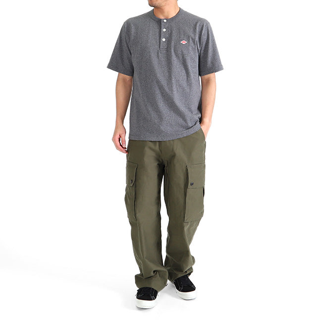 DANTON ダントン ヘンリーネックTシャツ JD-9155 半袖Tシャツ (メンズ)
