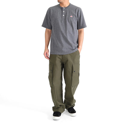 DANTON ダントン ヘンリーネックTシャツ JD-9155 半袖Tシャツ (メンズ)