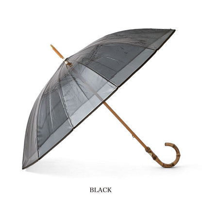 Traditional Weatherwear トラディショナルウェザーウェア クリア アンブレラ バンブー 長傘 A241SLGGO0174 ビニール傘