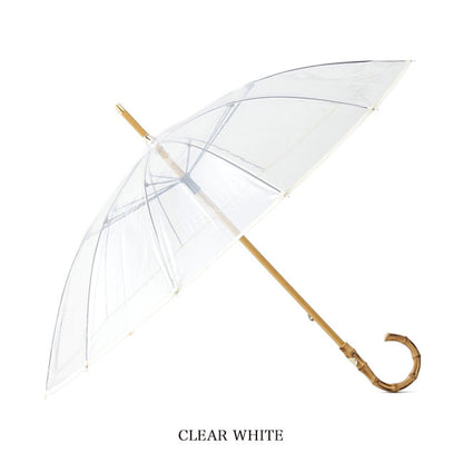 Traditional Weatherwear トラディショナルウェザーウェア クリア アンブレラ バンブー 長傘 A241SLGGO0174 ビニール傘