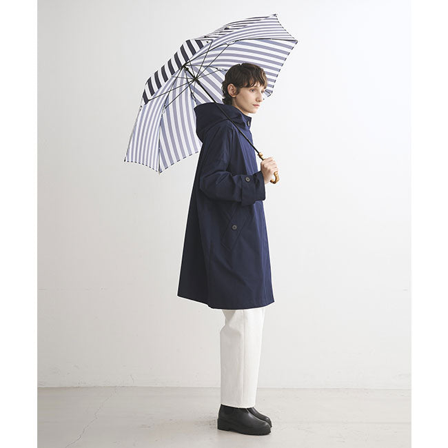 Traditional Weatherwear トラディショナルウェザーウェア ストライプ 長傘 アンブレラ バンブー ライト A241SLGGO0260SG 傘 日傘