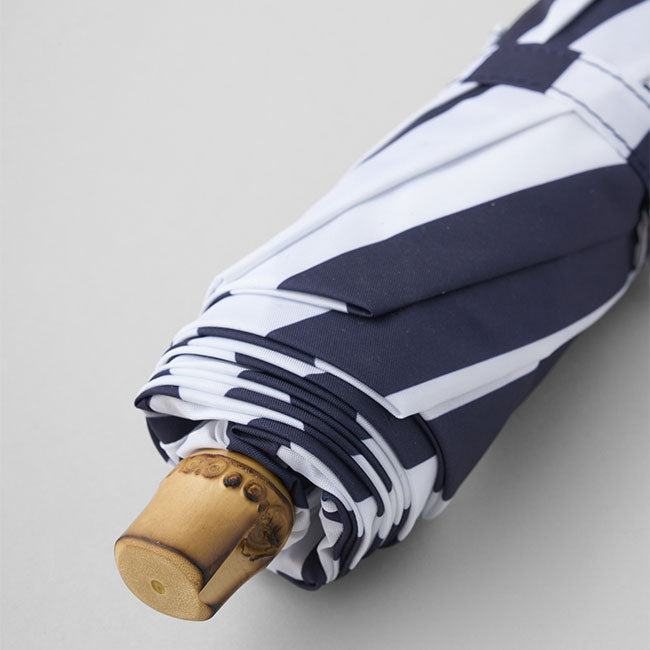 Traditional Weatherwear トラディショナルウェザーウェア ストライプ 折り畳み傘 バンブー ミニ A241SLGGO0259SG 日傘