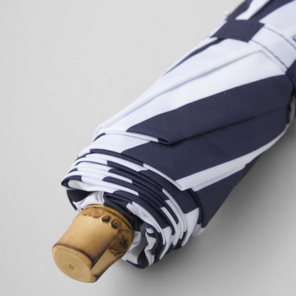 Traditional Weatherwear トラディショナルウェザーウェア ストライプ 折り畳み傘 バンブー ミニ A241SLGGO0259SG 日傘