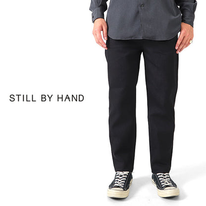 STILL BY HAND スティルバイハンド ワンタック テーパード デニムパンツ DN05223 ジーンズ メンズ