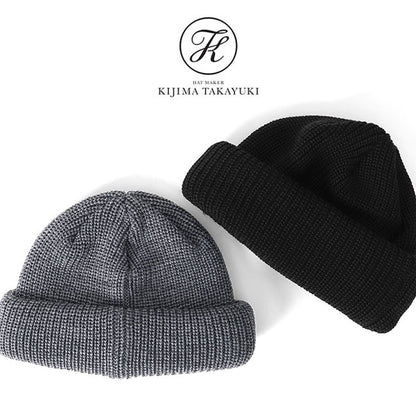 KIJIMA TAKAYUKI WOOL ACRYLIC DECK CAP KN-232801