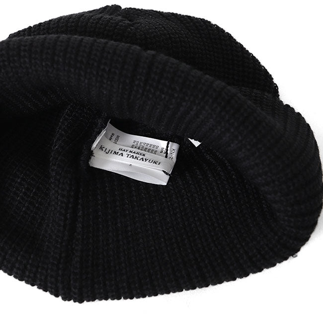 KIJIMA TAKAYUKI WOOL ACRYLIC DECK CAP KN-232801