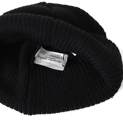 KIJIMA TAKAYUKI WOOL ACRYLIC DECK CAP KN-232801